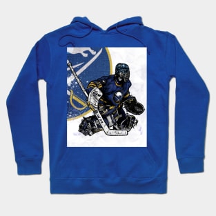 Hasek in blue Hoodie